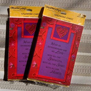 Vintage Mahogany "Valentine Cards" - 2 Packs